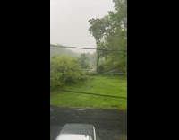 Quick storm turns into strong winds with hail