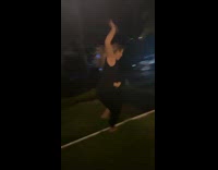 Collab Clips MPUGC - Woman falls off ledge at house party 