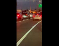 Collab WINY - Big fire from burning car at RFK bridge