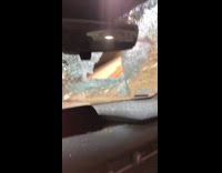 Collab BitchMP - Metal object through passenger windshield car