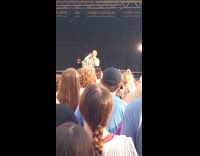 Kid asked to talk on mic makes fart sound