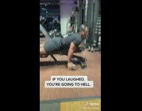 Guy falls on workout bench not properly secured