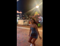 Women chest bumping filmed by cops 