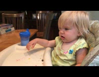 Toddler throwing tantrums wants ice cream