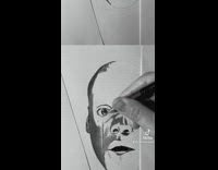 Guy draws realistic portrait of daniel kaluuya 