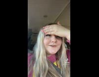 Girl shows off her huge eyebrows 