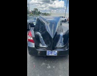 Man sees strange Honda fit at parking lot 