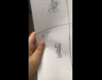 Sisters laugh at brothers disney sketches 