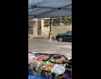 Collab IITW - Two women tiktok dance side of street in front of a black car