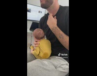 Lady Laughs at Man with their Stinky Baby