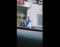 Shirtless guy moves pecs white mask walgreens 