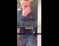 Collab ClipsIG - Guy lifts detached door 