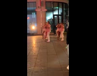 Collab IITW - Group tango dance street night pink shirt