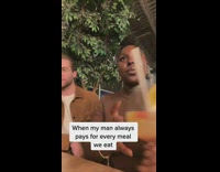 Collab BitchIG2 - Girl laughs while boyfriend pays for every meal