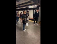 Guy screams at Michael Myers playing piano