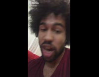 Guy has counterattack to woman farting in your face 