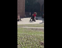 IITW - woman pink coat sits on rock pics