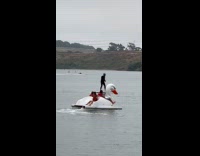 Man cruising on Efoil falls 