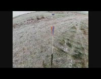 Guy goes paragliding over white clouds parachute 