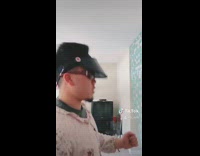 Asian mom beats son visor sunglasses