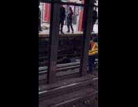 Collab WINY - Person passed out on the subway tracks