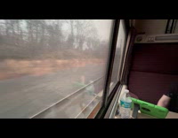 Train on other track surprises the filmer