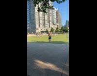 Collab IITW - Old man tiktok dance at park field