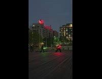 Two Guys Battle with Lightstabers 