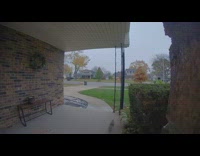 Squirrels eat and empty bucket of Halloween candy