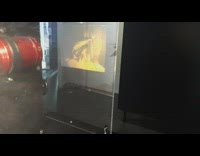 Old Version of Mutoscope device film role inside museum