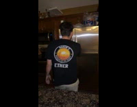 Collab Clips MPUGC - Man opens fridge with lights and music 