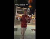 Guy outside of window apologizing for friend 