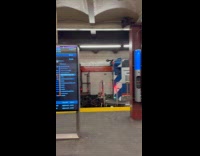 Popping sound heard in train station