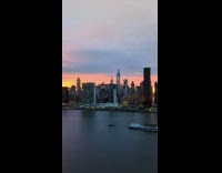 Timelapse of NYC sunrise 