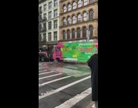 NYPD towing away weed selling ice cream truck