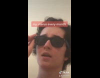 Girl gets side effects from period