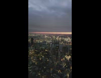 View of sunrise from empire state building 
pt, 2