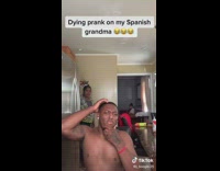 Guy pranks grandma cracks neck 