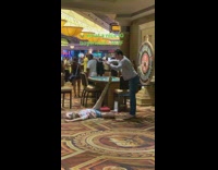 What a nice IG boyfriend girl on casino floor