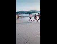 Collab VIBES - Woman Shows Clip of her Falling Before Parasailing 