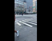 Collab winy - Shirtless Joker walks down sidewalk 