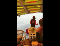 MUSIC guy black shirt dancing by himself 