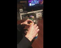 Guy crack open an old raw egg