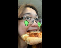 Collab KaleSaladIG - Girl watches people argue outside 