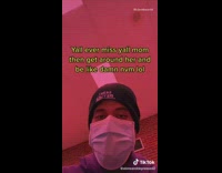 Guy misses mom until hes around her 