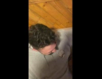 Collab BitchMP - Brown dog getting stomach scratches shakes leg and swipes for guy on dating app