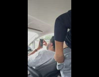 Guy pranks his friend and farts on him 