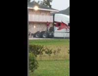 Blue shorts girl twerks parking lot pt. 2