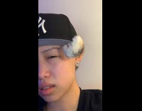 Hamster Plays on Persons Hat then Falls Down