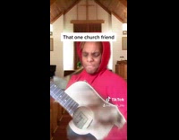 Me preaching on youth sunday guy church  